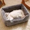 Pet Deep Sleep Cat Bed Bed for Cats Dogs Warm Thickened Cat Bed Kitten Cushions Dog Houses Cat Dog Sleeping Nest Pet Mattress