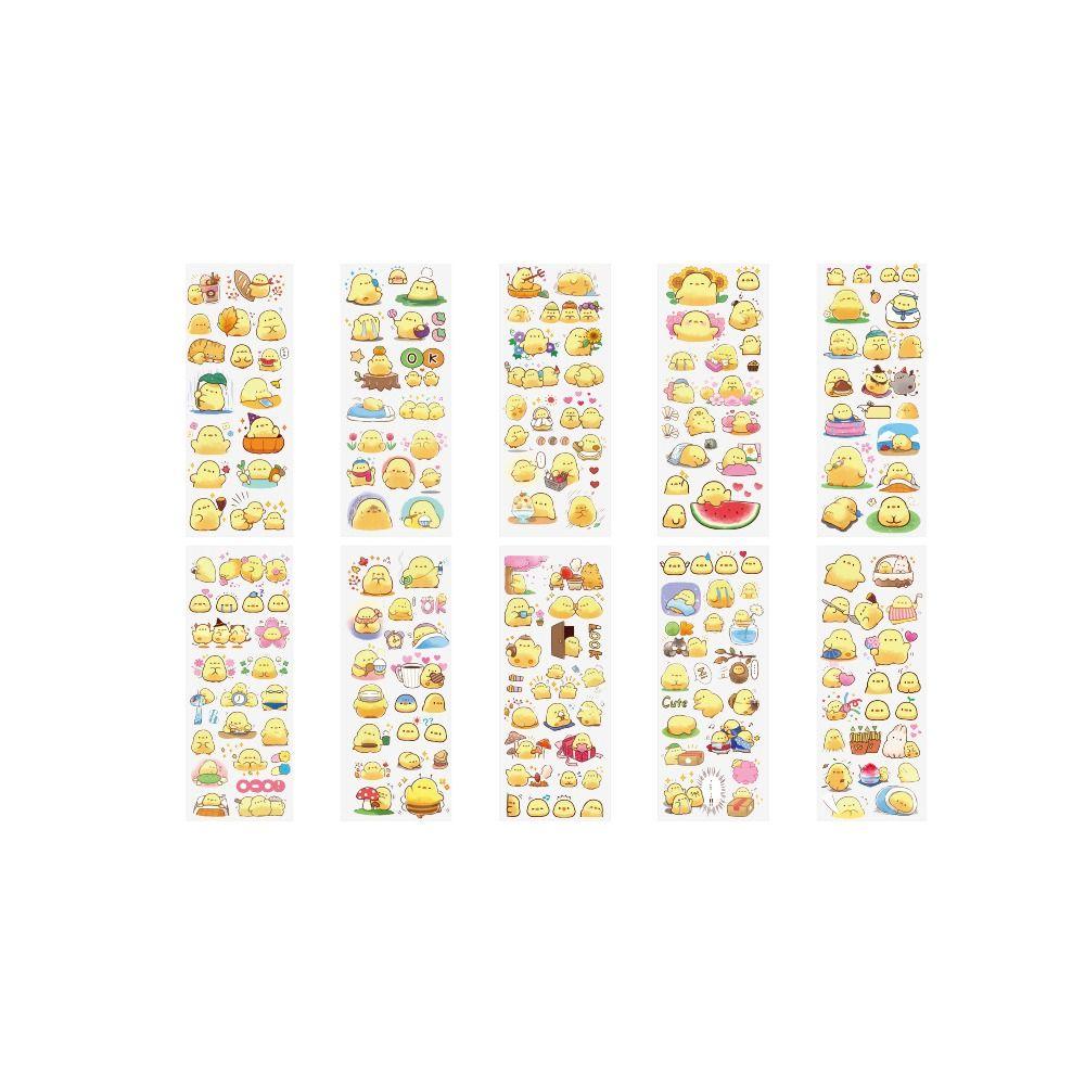 20pcs DIY PVC Sticker Cartoon Patterns Water Bottle Decor Cute Notebook Decoration  Children