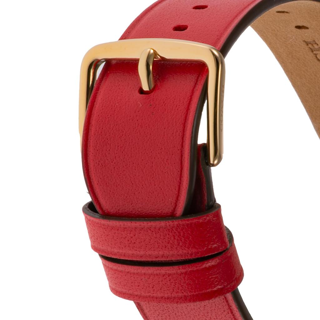 Часы ELLIOT ELLIOT из нержавеющей стали с минеральным стеклом, кварцевые, повседневные, водонепроницаемые, 14504249, красные [Coach] женские [Товар]