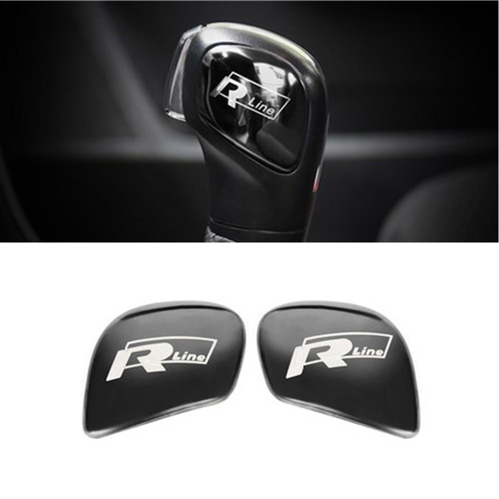 LMN1 VW 2026 Hot New Car Styling Gear Shift Knob Gear Head Sticker Cover For VW Volkswagen POLO CC Golf 7 6 Bora Tiguan Passat B5 B6