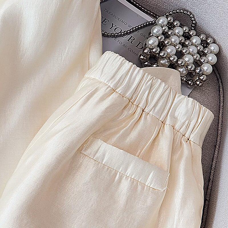 Women's Xiaoxiangfeng Style Vest and Shorts Set