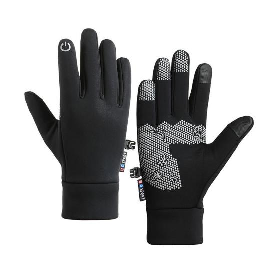 Зимние термоперчатки для мужчин и женщин, ветрозащитные, теплые флисовые перчатки для сенсорного экрана, для холодной погоды, езды на работу, катания на лыжах