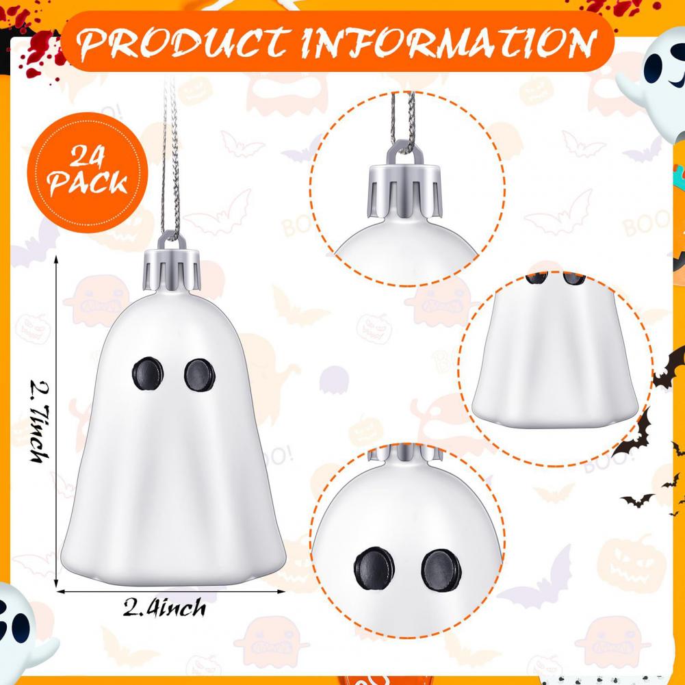 Festive Ghost Decorations Spooky Halloween Ghost Ornaments for Trees Walls Doors Set of 8 Lightweight Hanging for Party