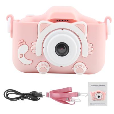 Детская камера 2400 Вт пикселей мультфильм цифровая DV фотосъемка игрушка праздничный подарок розовый