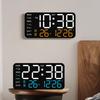 Temperature Digital LED Clocks Wall-mounted Display Table Clock Electronic Wall Clock  for Bedroom