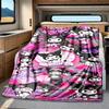 Cute Kuromi Theme Rv Blanket Soft Lightweight Multiseasonal Use For Travel Camping Picnics Sofas Rvs Beds Living Rooms Giftst26