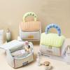 Cute House Makeup Bag, Large Capacity Cabin Wash Bag, Hand In Hand Carrying Storage Bag, Soft and Cute Girl Style Storage Bag