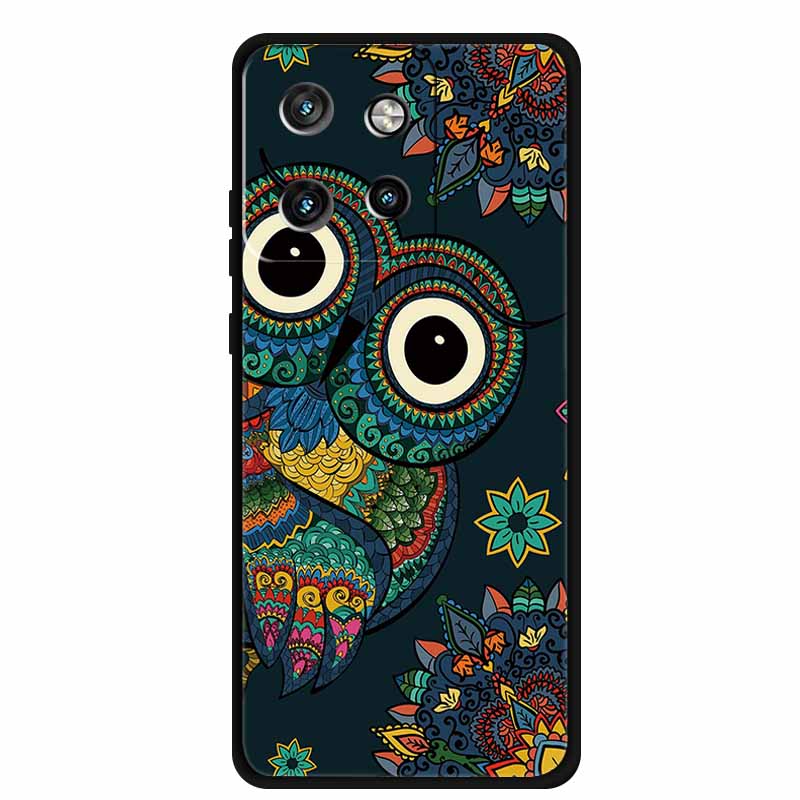 Soft Case For Motorola Moto G75 5G Cover Silicone Print Luxury Flower TPU Soft Phone Cases For Moto G75 5G Animal Colorful TPU
