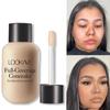 Waterproof Liquid Concealer 3 Colors Matte Full Coverage Acne Scars Dark Circles Foundation Whitening Lasting Makeup Cosmetics