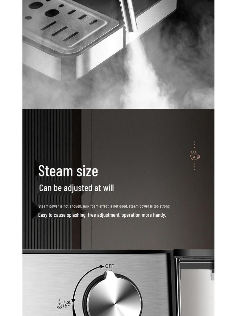 Компактная эспрессо-машина с капучинатором для дома и офиса