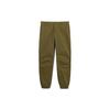 Solid Color Mid Waist Cuffed Outdoor Lightweight Casual Pants Men Bottoms Dark-Olive-Green A5XFF-302