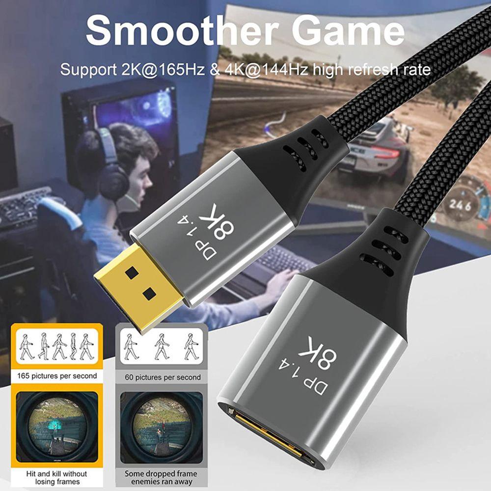 Ноутбук между мужчинами и женщинами, удлинительная линия HDTV, кабель DP, DisplayPort 1,4, 8K, 60 Гц