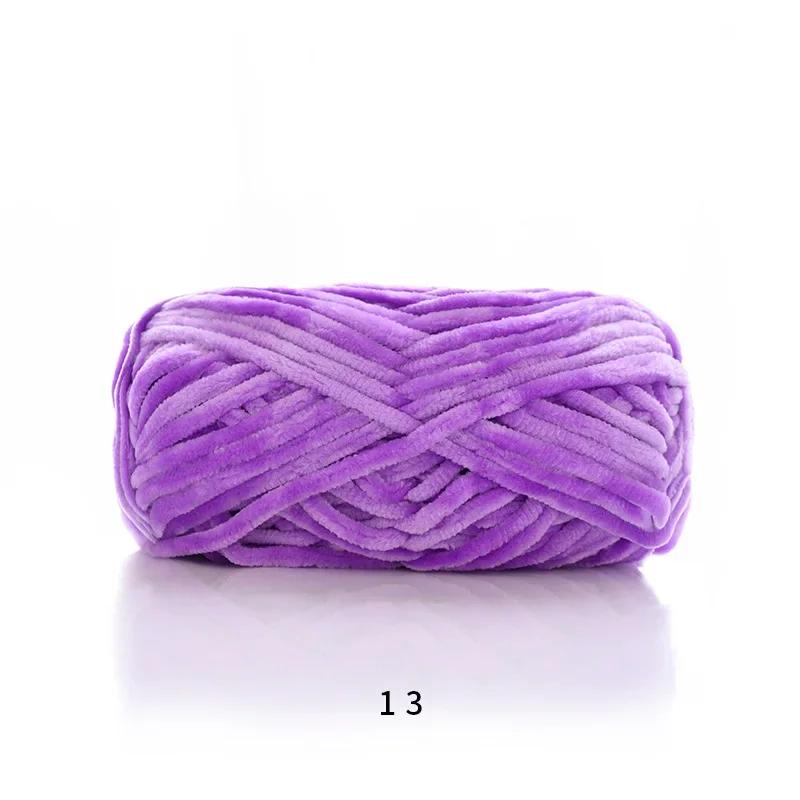1 Pcs Velvet Hook Shoe Thread Scarf Yarn DIY Crochet Wool Thick Thread Warm Velvet Handmade Woolen Yarn