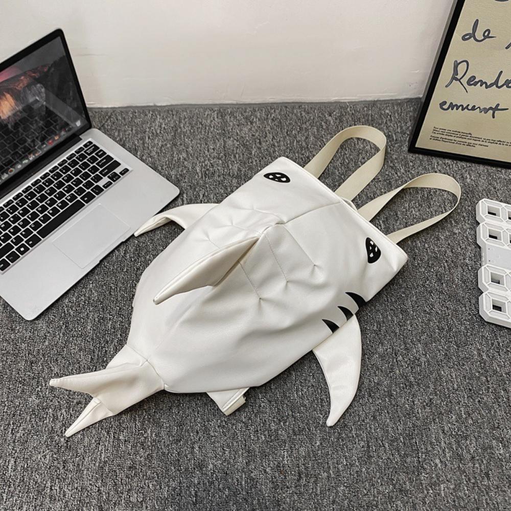 Крутой стильный рюкзак Shark из искусственной кожи для женщин, дорожная сумка для поездок на работу