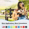 Беспроводной петличный микрофон PULUZ для iPhone/iPad, 8-контактный приемник (черный)