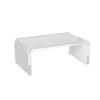 U-Shaped Acrylic Shoe Display Stand - Transparent Plexiglass Divider Shelf