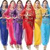 Women's Ethnic Long Sleeve Performance Set: Belly Dance Highlight Pants & Top