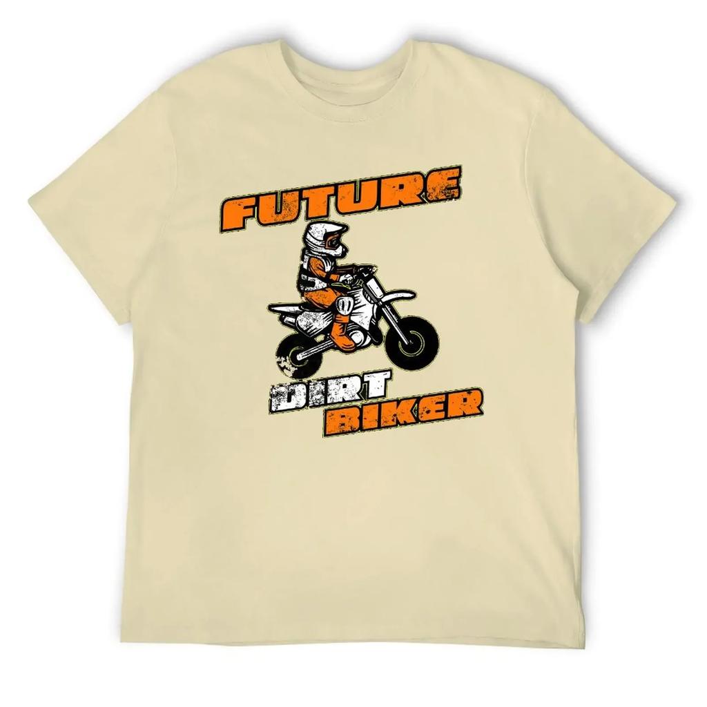 Sport T-shirts Hot Sale Nerd Leisure USA Size Future Dirt Biker Funny Motocross Gift for Kids Y Round Neck T-shirt clothing
