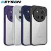 KEYSION Прозрачный чехол для телефона HONOR X9c 5G Мягкий силикон+ПК Прозрачная противоударная задняя крышка для телефона Huawei Magic 7 Lite 5G