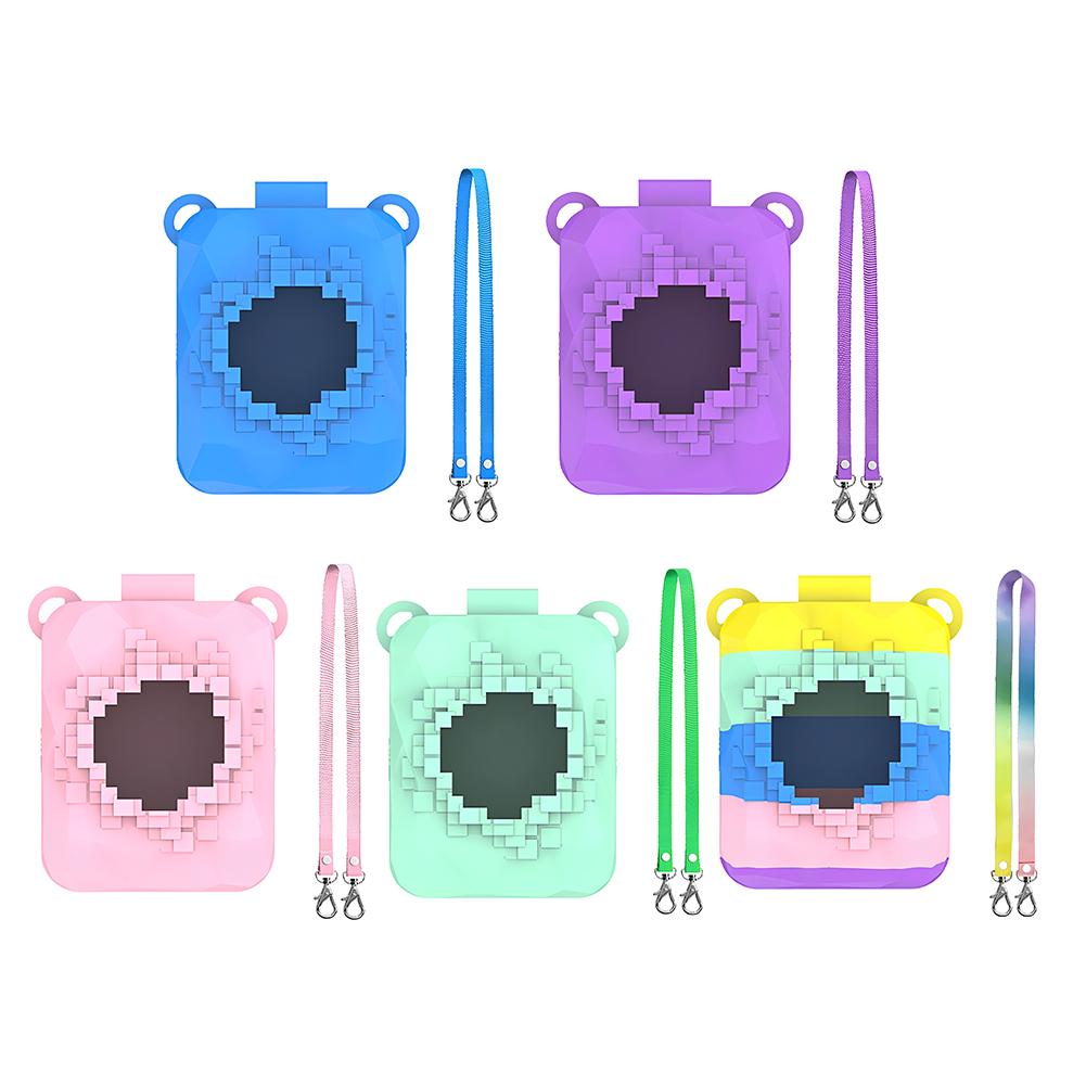 Силиконовый чехол, защитный чехол, моющийся, с ремешком, силиконовый защитный чехол для Bitzee Magicals Virtual Electronic Pets