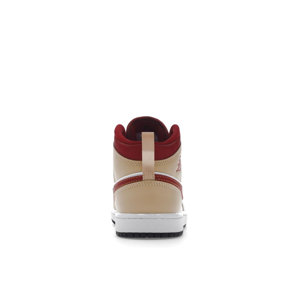 Air Jordan 1 Mid PS Light Curry Cardinal Red 640734-201