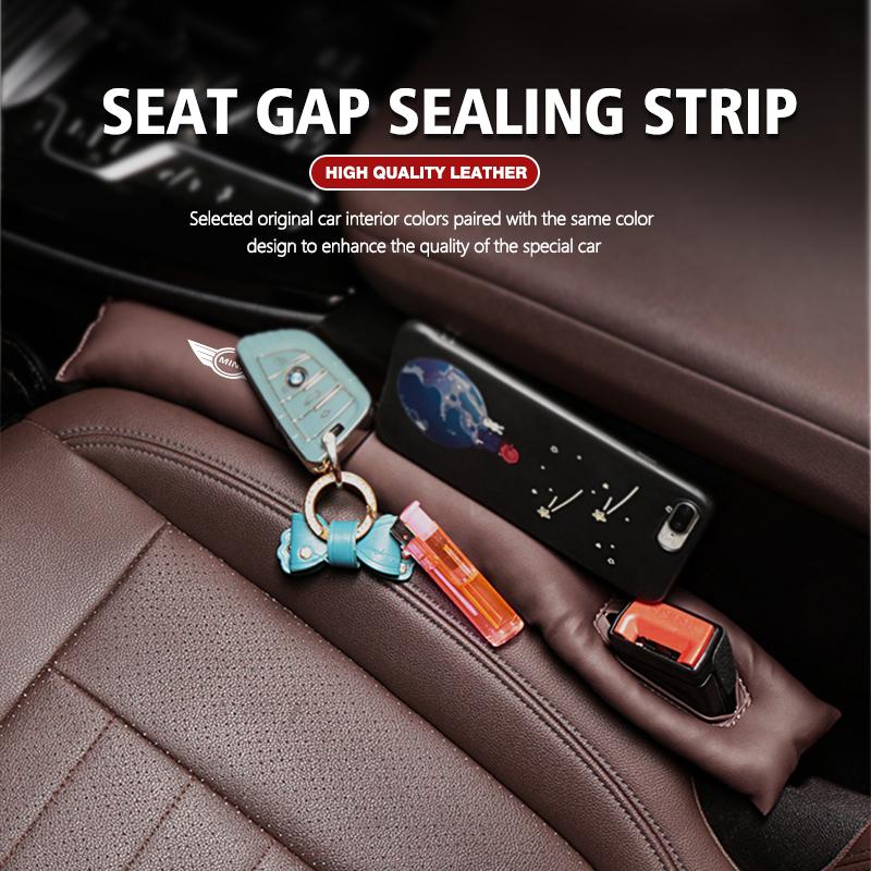 Car Seat Gap Filler Side Seam Plug Leak-proof Strip Padding For MINI Cooper R53 R52 R50 One JCW Clubman Countryman WORKS
