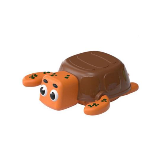 Детская игрушка для ванной без батареек Прекрасный мультяшный черепаха Водная игрушка Интересные успокаивающие интерактивные игрушки Ванная комната Ванна Душ Заводная игрушка Детский подарок