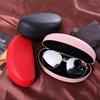 Fashion Leather Color Sunglasses Box Glasses Case Iron Box Sunglasses Case