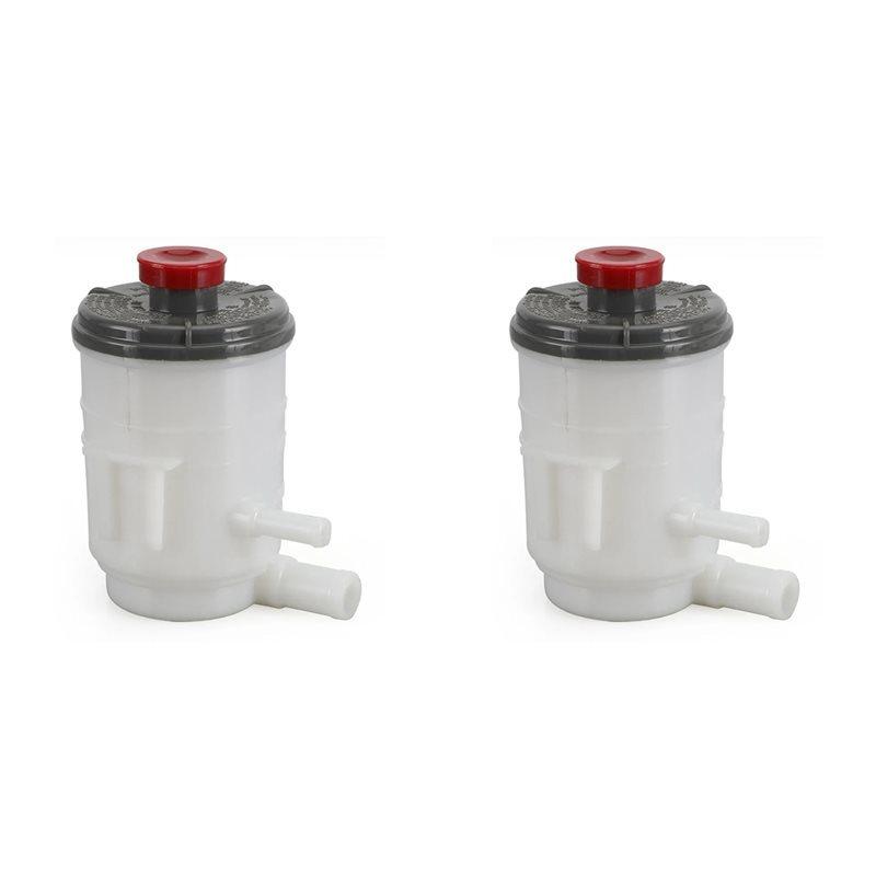 2X Power Steering Pump Fluid Reservoir Bottle Tank For 2003-2007 Honda Accord / 2004-2008 Acura TL TSX 53701-SDA-A01
