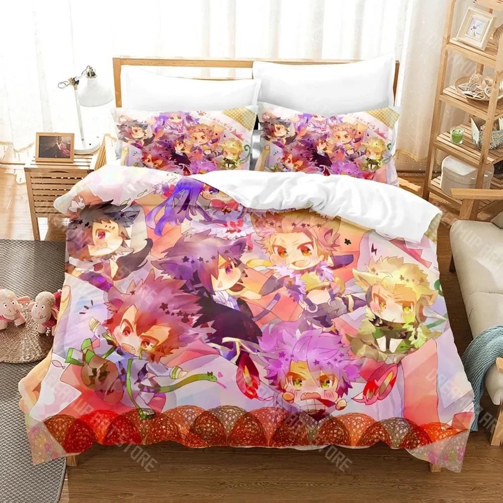 3D Принт Хвост Феи Аниме Постельное Белье Мальчики Девочки Полуторный Двуспальный Размер Пододеяльник Наволочка Кровать Дети Взрослые Домашний Текстиль