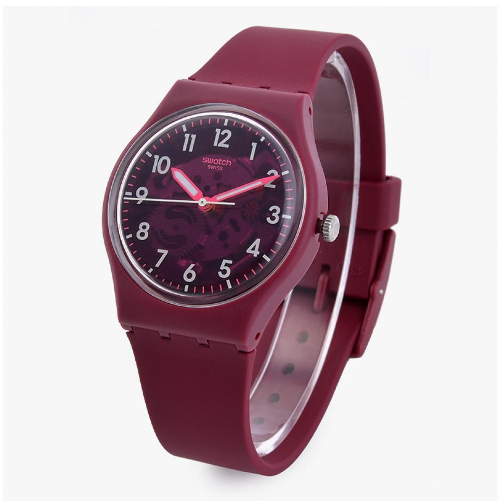 Swatch So28r115 Через Стекло Короны Публичные Уретановые Часы