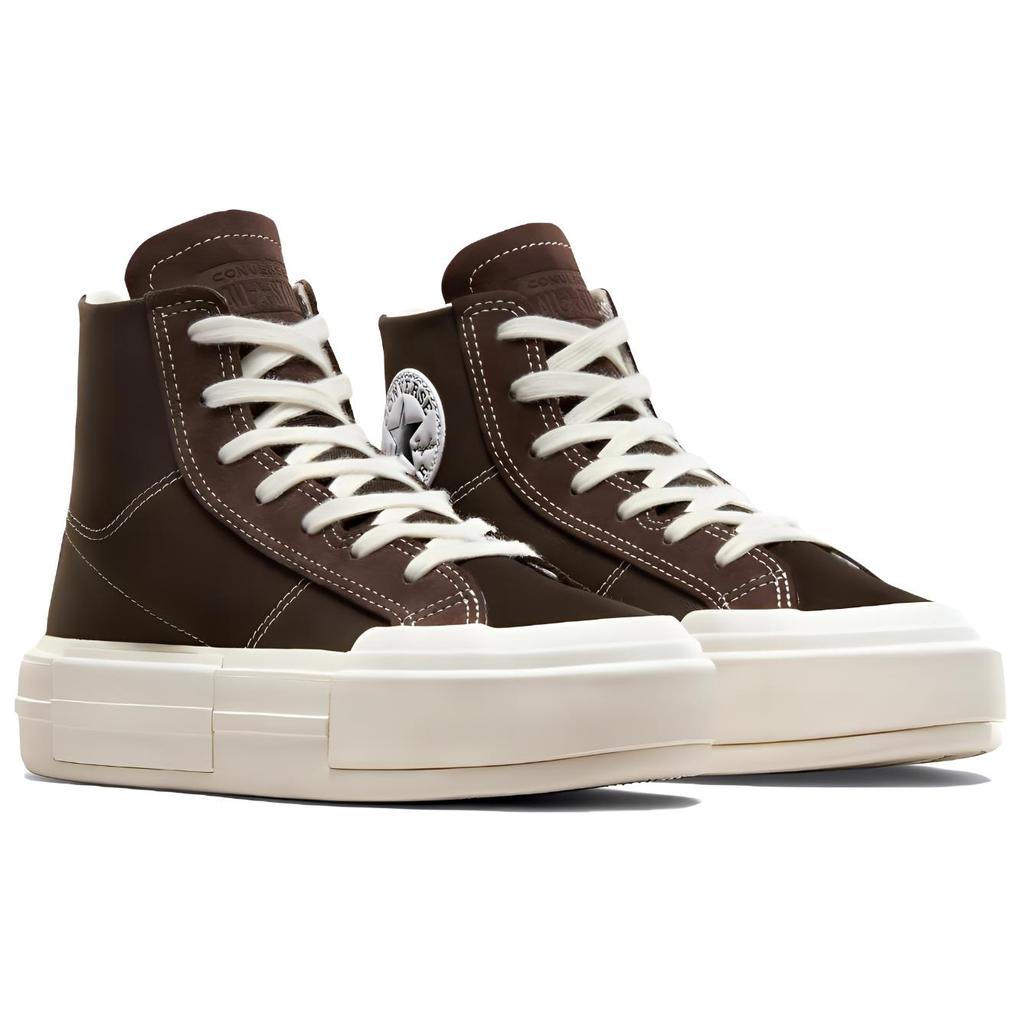 Converse Chuck Taylor All Star Cruise High Fresh Brew Unisex Sneakers Brown Egret White A07568C