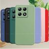 For Xiaomi 14T Pro Case Cover Xiaomi 14T Pro Capas New Shockproof Phone Back Original Liquid Silicone Soft TPU Fundas Xiaomi 14T