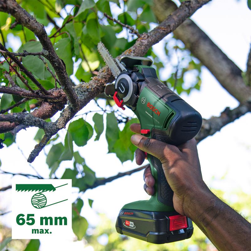 Bosch Cordless Mini Chain Saw Advanced Cut 18V Advanced Cut 18V Cordless Mini Chain Saw Without Battery