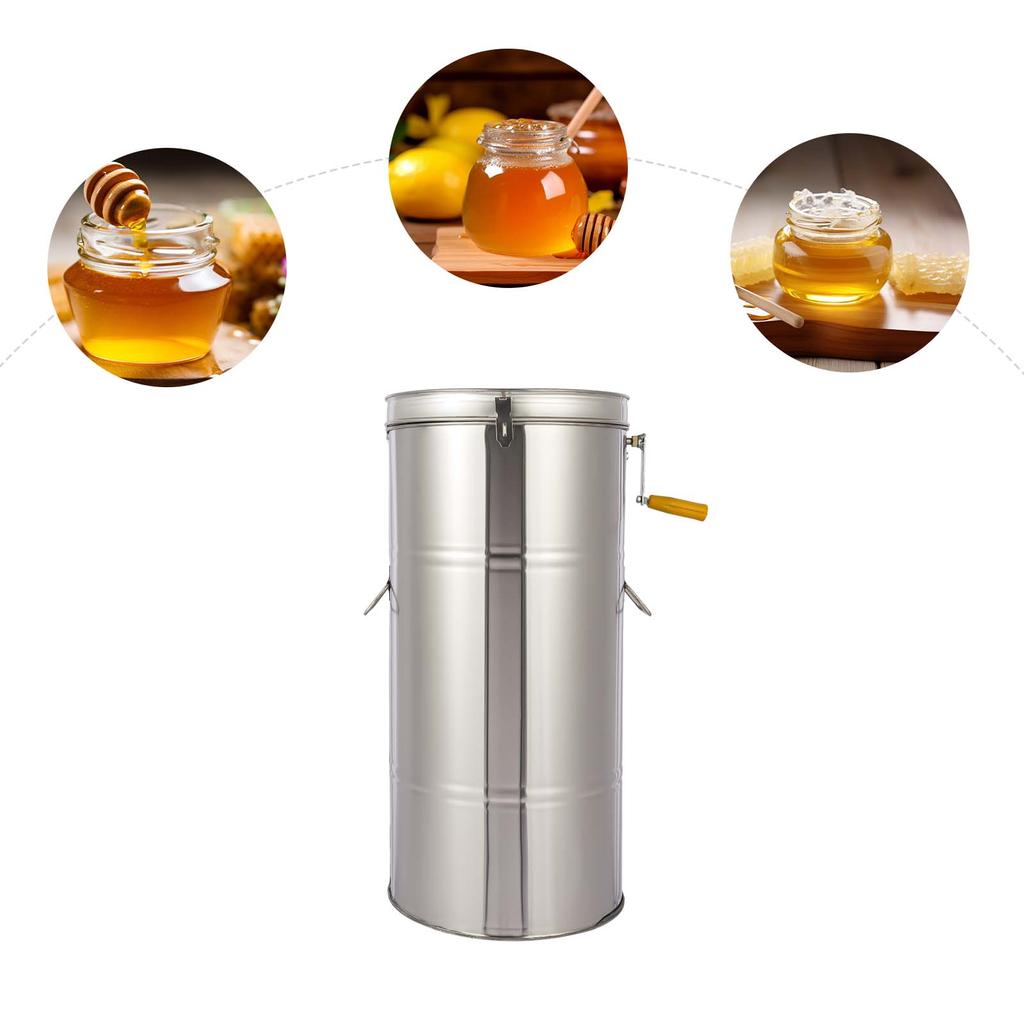 2-рамочная ручная медогонка пчеловодческое оборудование сотовый барабан 70см x 35см