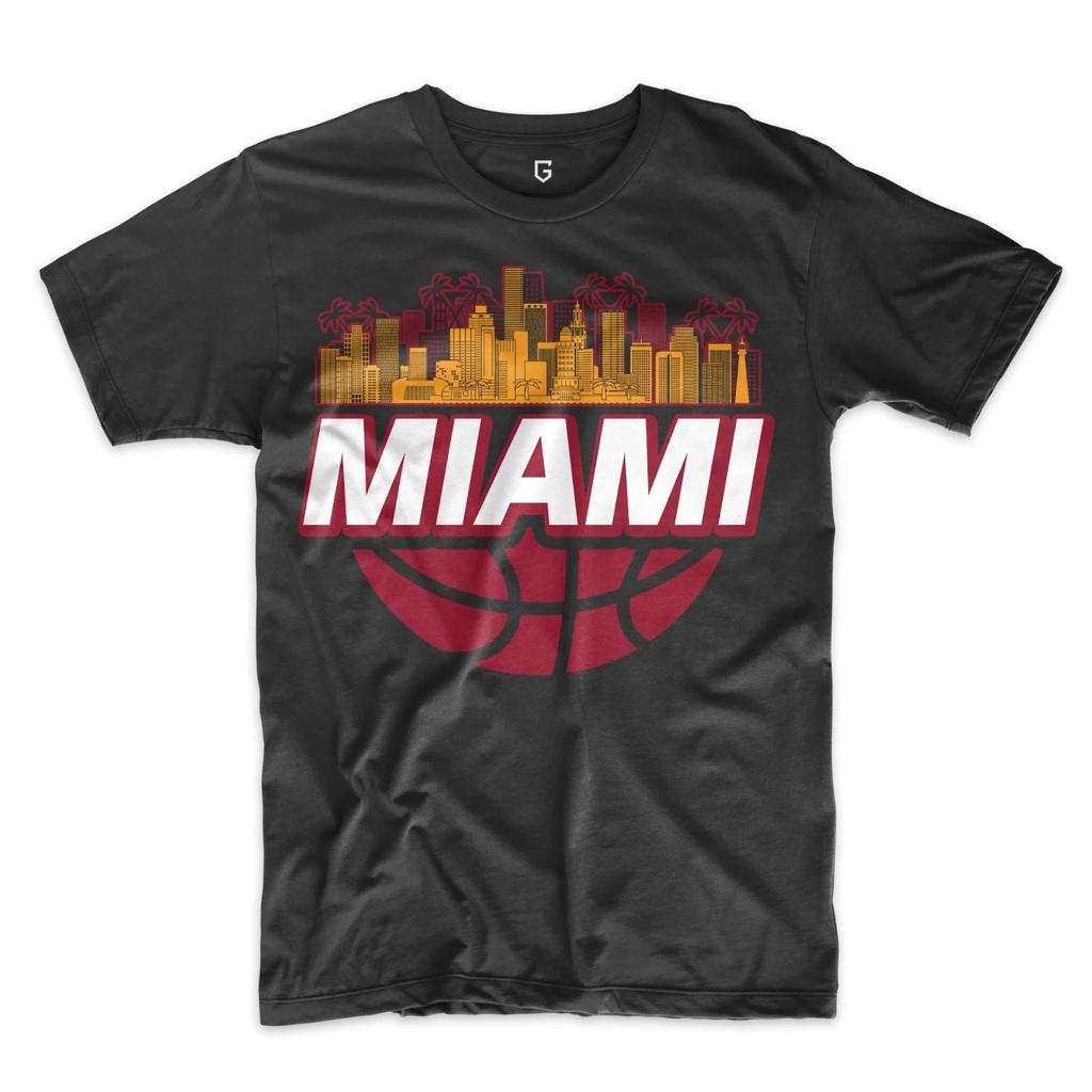 Мужская футболка Miami Basketball Skyline