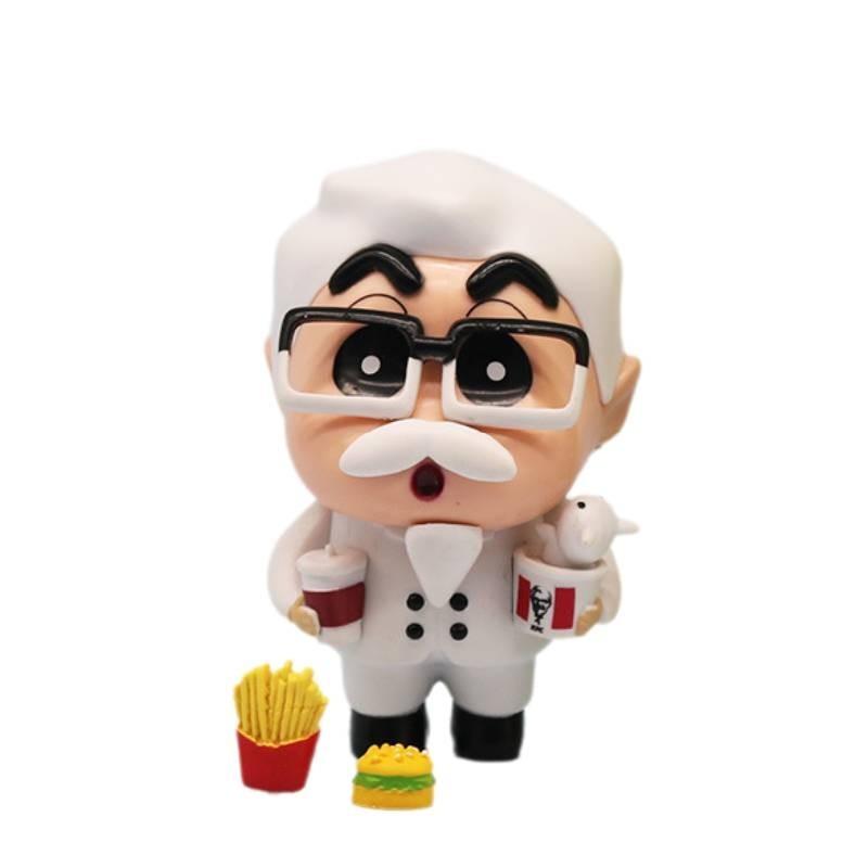 Cowboy Dicky New Crayon Shin-chan Gk Model Hand-made Decoration Pvc Material 15cm
