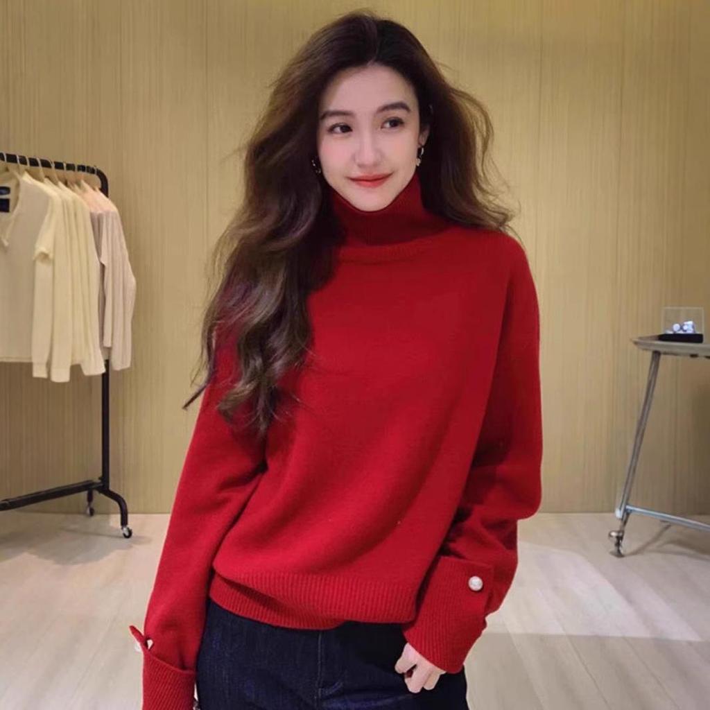 Autumn/Winter Fashionable German Velvet High-Neck Long-Sleeve Women's Base Layer Top - Solid Color, Korean Style, Slim Fit.