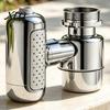 Brass Faucet Sprayer With Upward Spray Sink Swivel Extender, Built-in Filtration System And Four Gear Water Outlet, 1040 Filtered Nozzle for