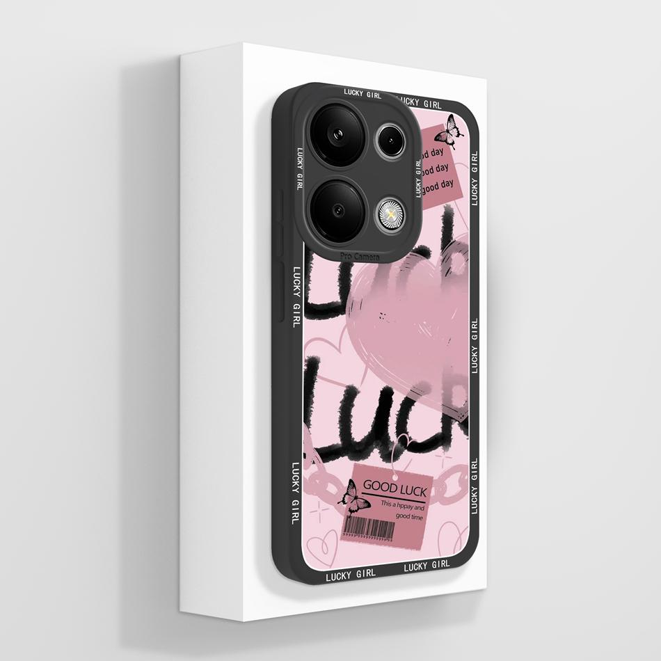 For Poco M6 Pro Case Oil Painting Phone Cover Soft Liquid Silicone Shockproof Bumper For Xiaomi Poco M6 Pro 4G Carcasa Protector