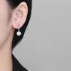 Серьги Шестигранные двухкаратные серьги-гвоздики с кисточками Умные серьги Seiko Quality