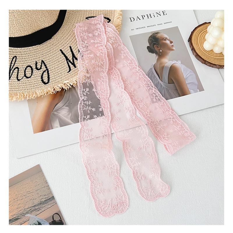 Multifunctional Long Lace Scarf Versatile Belt Ribbon Hair Band For Women