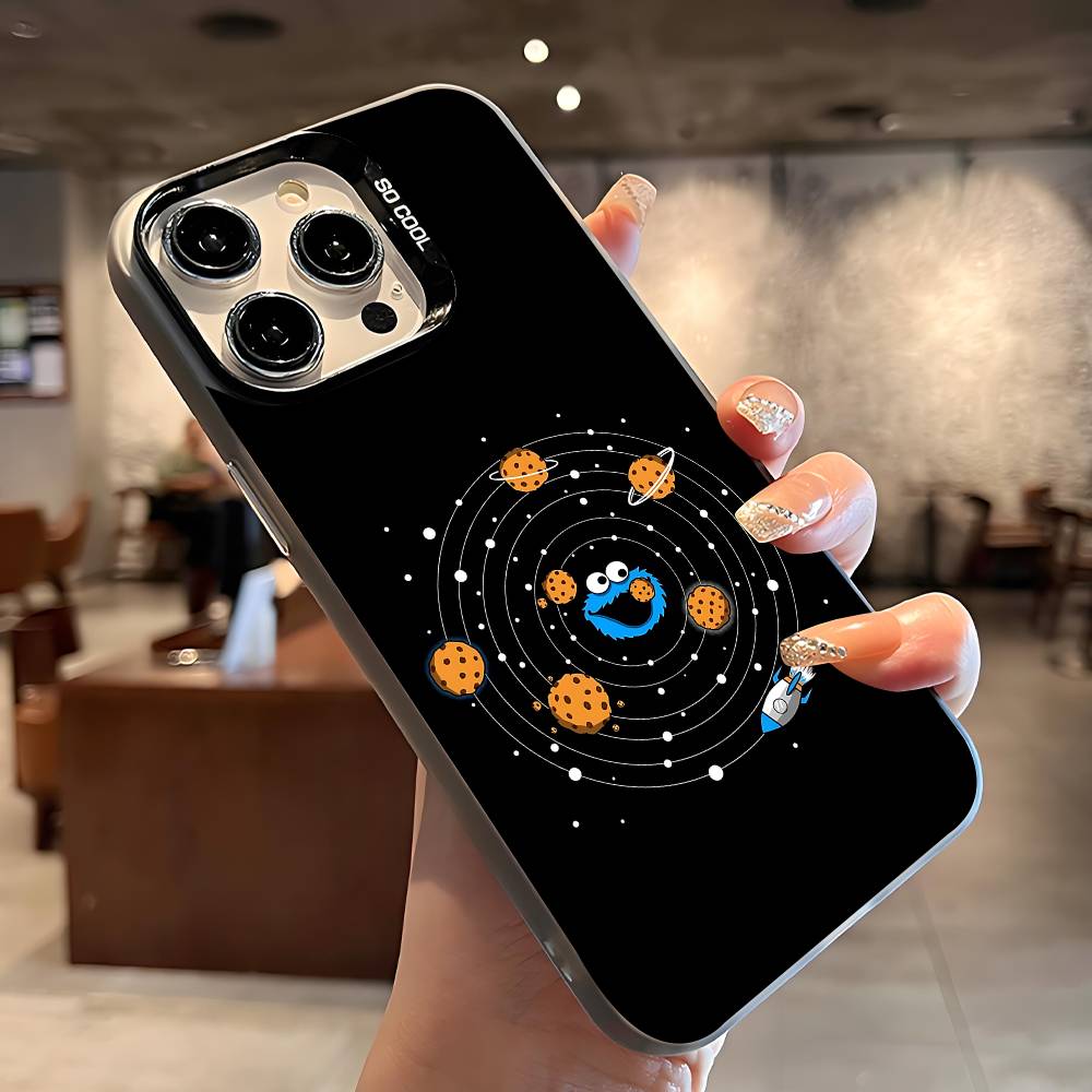C-Cookies Monster Phone Case For IPhone 17 16 15 14 13 12 11 Pro Max Plus X XR XS Max Shockproof Bumper Cover