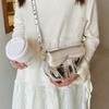 Fashionable Patent Leather Shiny Kids Mini Crossbody Bag Breathable Pure Color Child Shoulder Bag