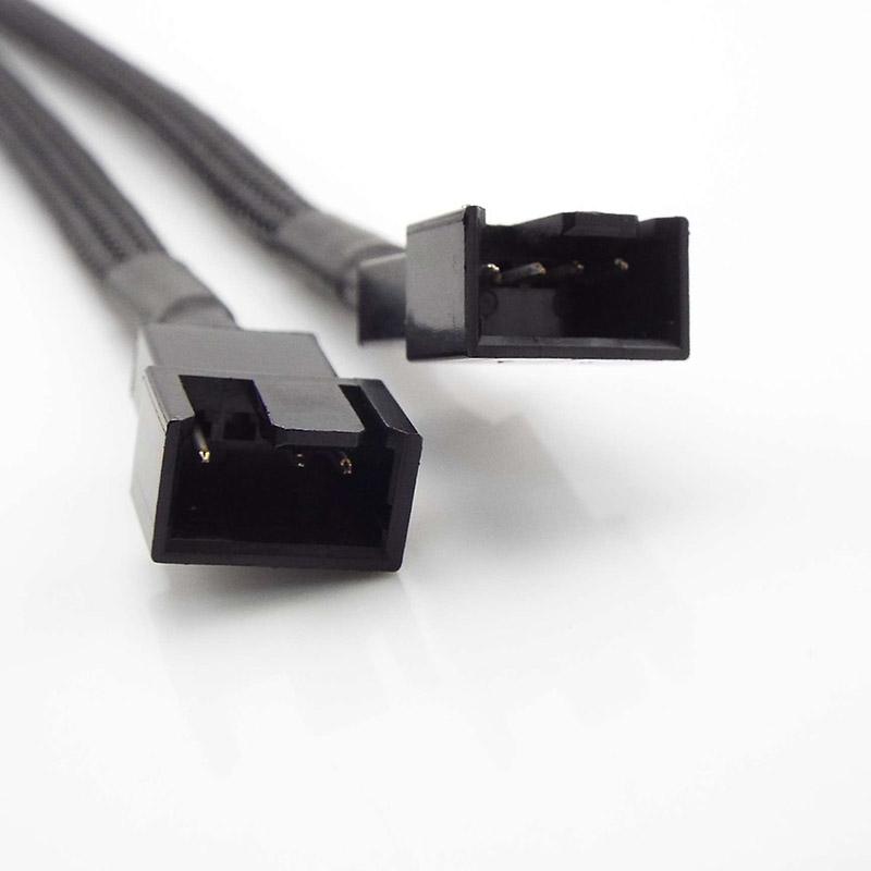 PWM Splitter 1/2/3pin 4pin Adapter Cable CPU Fan Splitter PC Extension Power Cable 1 To 1/2/3/4 Ways Cord
