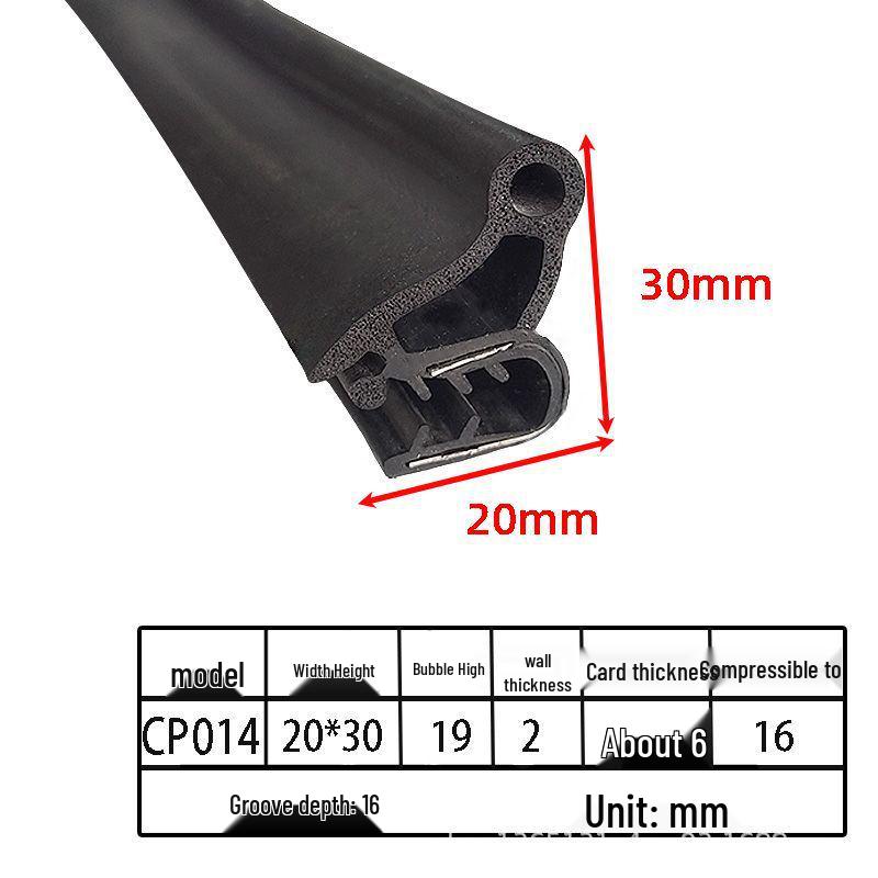 U-образные уплотнительные ленты из вспененной резины для шкафов и автомобильных дверей