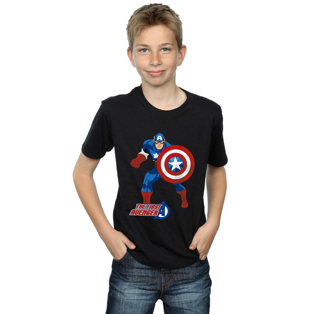 Captain America Футболка для мальчиков «Первый мститель»