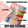 220PCS/Set BB Girls Kids Accessories Gifts Hair Rope Hairpin Hair Clip