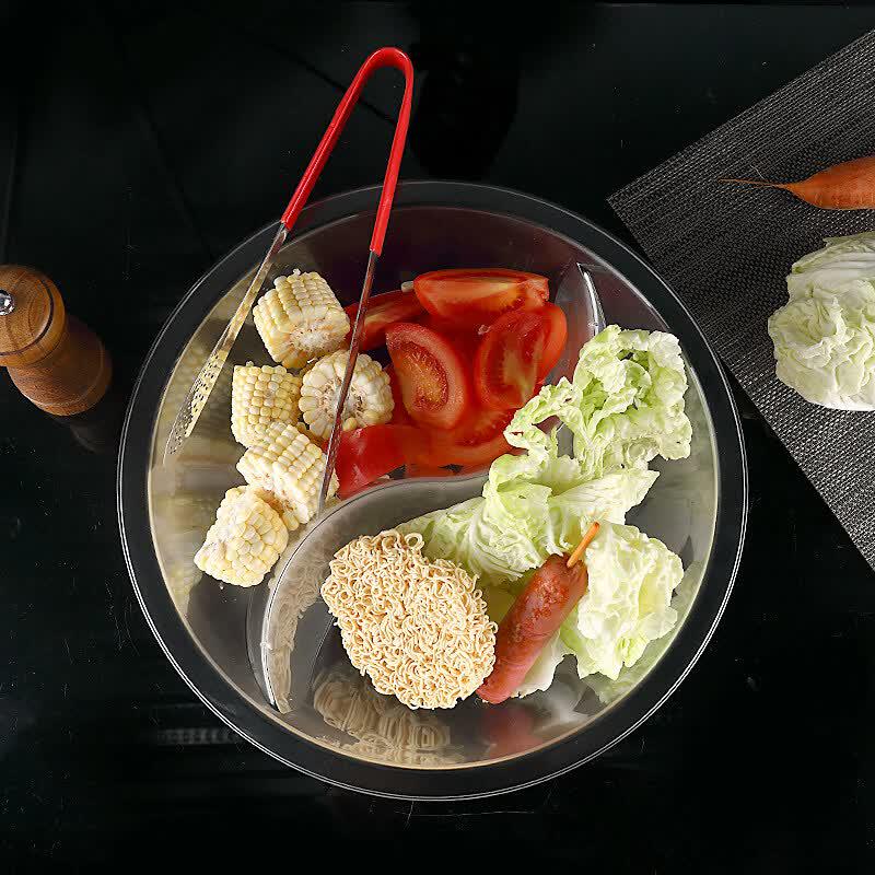 Plastic Round Mala Tang Serving Basin