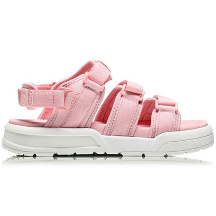 Li Ning Коллекция спортивной моды Дышащие легкие модные спортивные сандалии Женские светло-розовые AGUN012-5